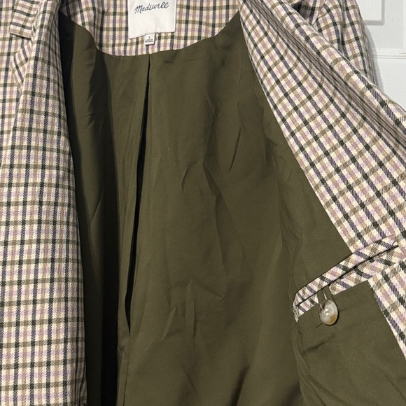 Madewell Dorset Blazer in Albermarle Plaid Size Large - Picture 11 of 11